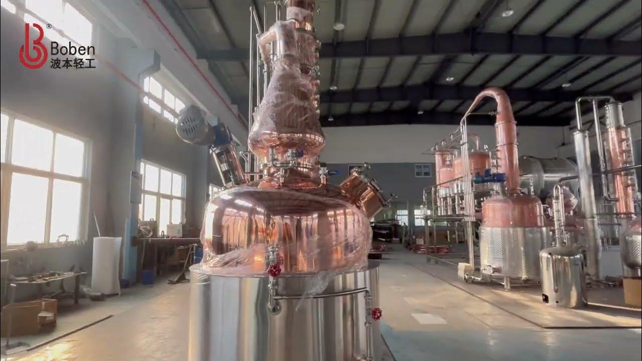 1000 Liters Pot Still with Multiple Columns to  make neutral grain spirit 190 proof vodka