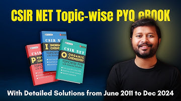 Updated eBook: CSIR NET Topicwise PYQ (From June 2011 to Dec 2024) | All 