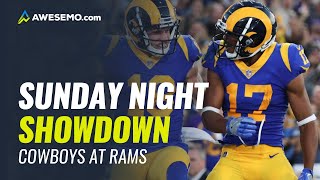 NFL Showdown Picks - Week 1 Sunday Night Football - Cowboys Rams - DraftKings Awesemo.com