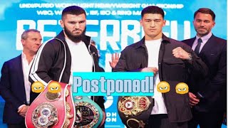 SH"T HAPPENS! 😔😔😔 Artur Beterbiev vs Dmitry Bivol Postponed