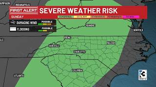First Alert: Storms, isolated flooding possible this weekend in the Carolinas