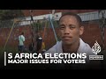 South African youth voice concerns about economy and job market