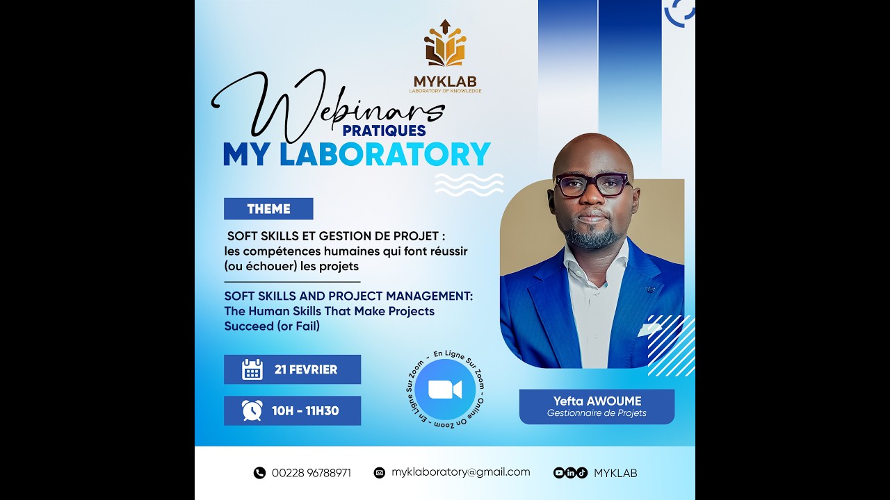 Pourquoi les projets échouent malgré budget & délais ? | Soft Skills & Leadership | MYKLAB Webinar