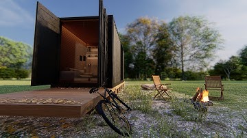 Shipping Container House Lumion10 3D Animation