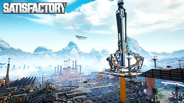 UNLOCKING TIER 5 OIL PRODUCTION FROM THE SPACE ELEVATOR IN SATISFACTORY - Satisfactory Gameplay