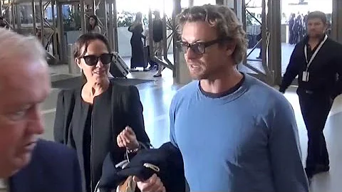 Simon Baker And Rebecca Rigg Jet Out Of LAX Sans K...
