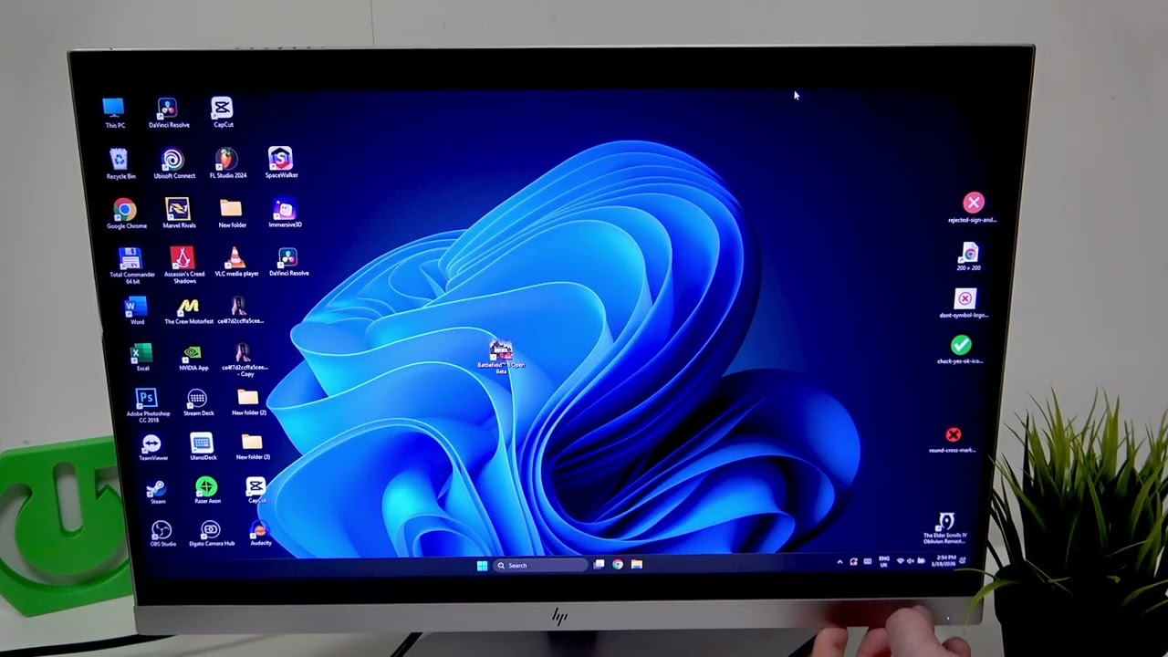HP EliteDisplay E243i – How to Change Button Assignment