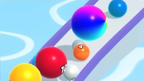 BALL RUN 2048  - All  Levels Gameplay IOS  (Levels 61 - 66).