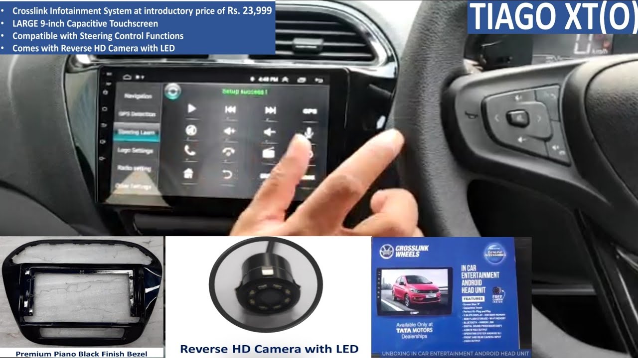Tiago XT(O) Music system Crosslink 9inch Touchscreen with Reverse HD