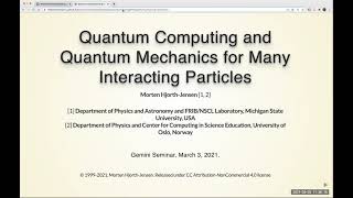 From Quantum Computing to Quantum Machine Learning