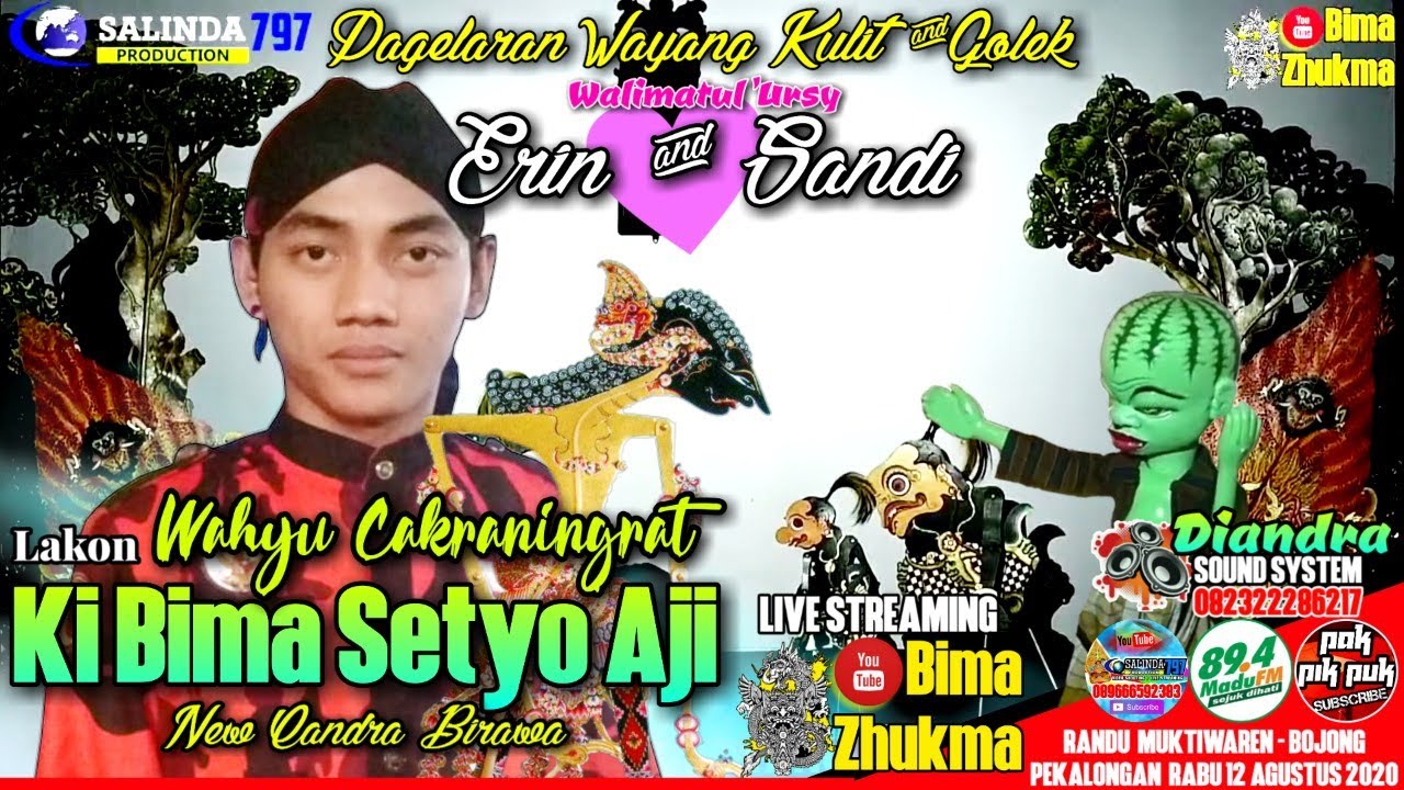 LIVE Wayang Kulit & Golek 🔴  KI BIMA SETYO AJI - WAHYU CAKRA NINGRAT