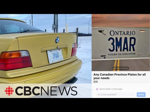 How easy is it to duplicate an Ontario licence plate?