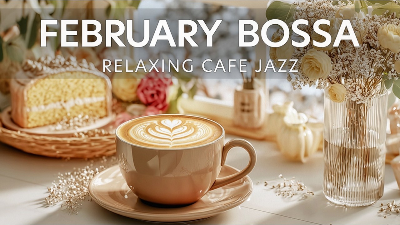 Cozy February Jazz Cafe | Расслабляющая босса-нова для работы и учебы | Музыка для кафе