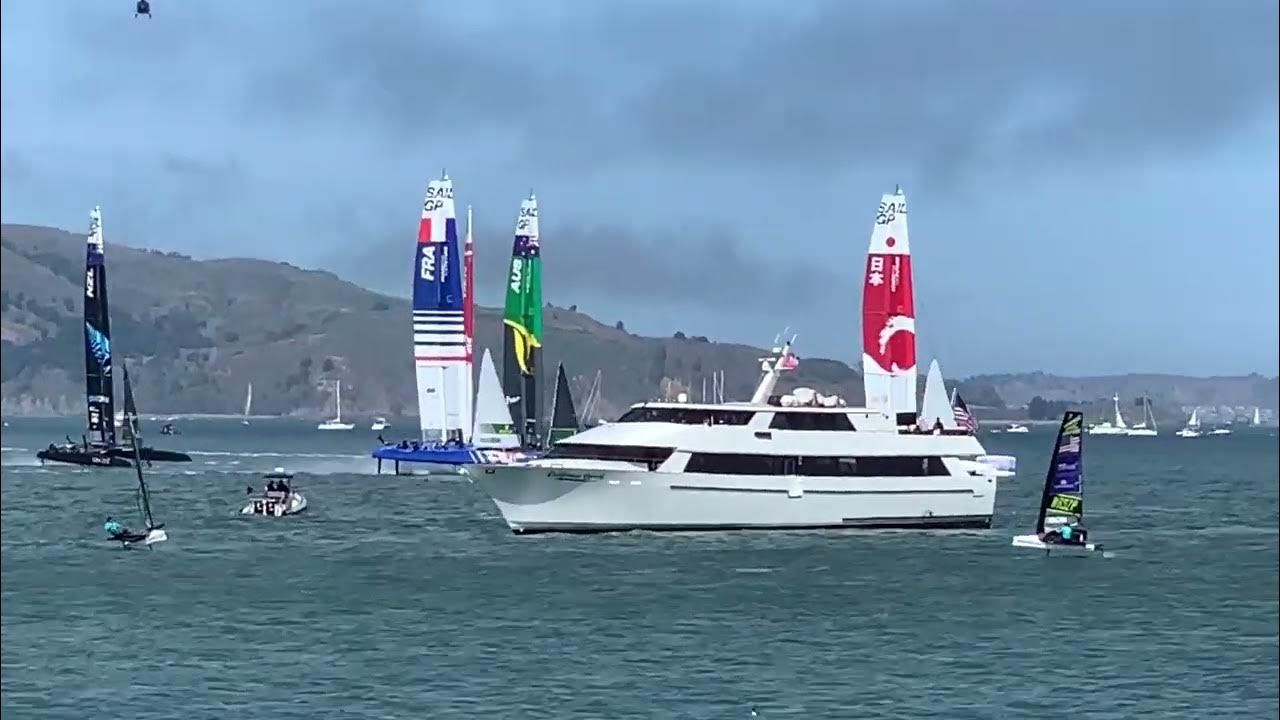 racing hydrofoil catamaran