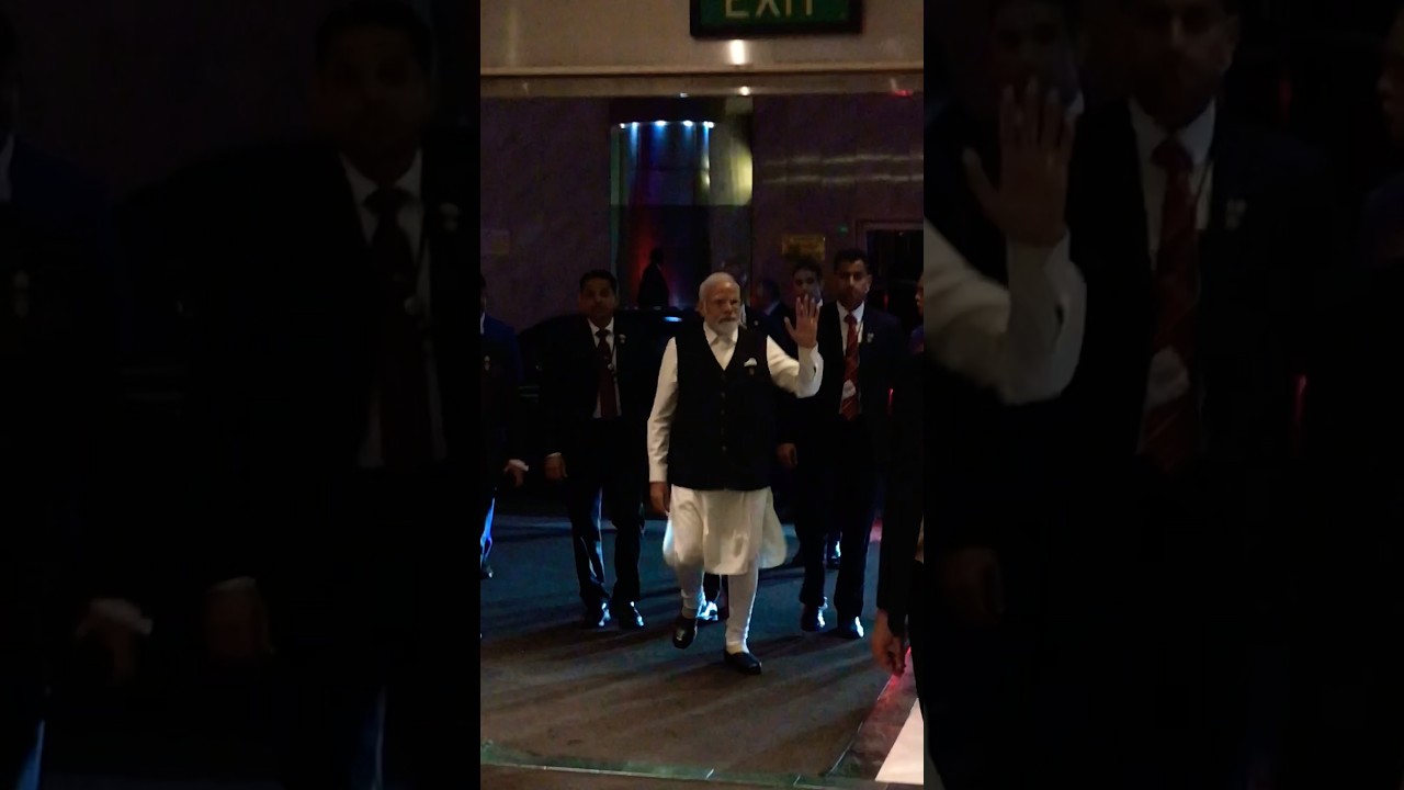 Modi Entry at BRICS 