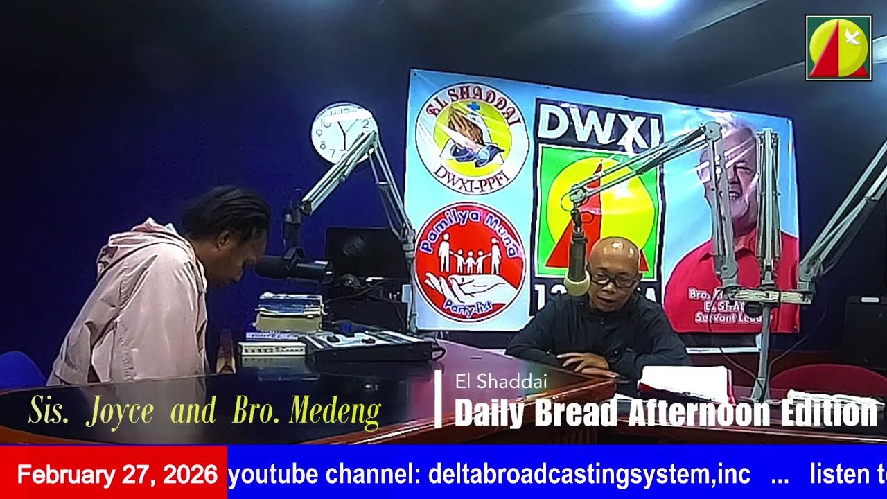 DWXI 1314 AM Live Streaming I Friday (February 27, 2026) #dailybreadafternoonedition