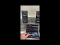 Bose speakers x1 center speaker  x2 double cube acoustimass lifestyle surround test