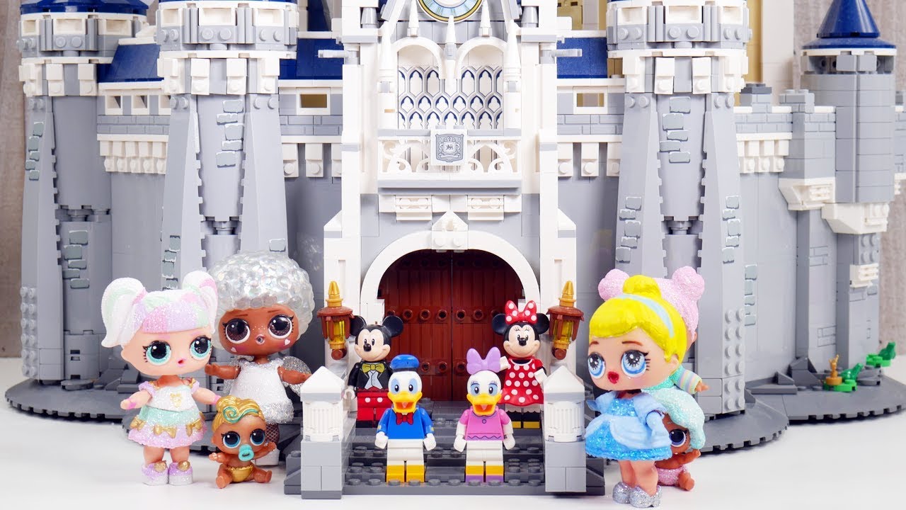 cottage 2 LOL Surprise New Disney Princess Castle with Barbie Ambulance Goldie