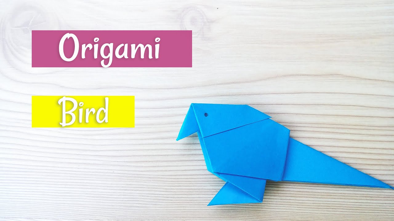 Tagak Paper Origami BIRD 🐦- Easy Origami | Paper Folding | Tutorial | How To Make ...