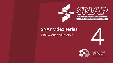 IFPUG SNAP video series 4 Review. Non-functional Software Requirements