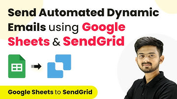Use SendGrid with Google Sheets & Pabbly to Send Automated Dynamic Emails