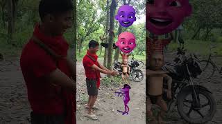 Frog Joker Gorilla and Red Dame, VFxMagicVideo 🫢10😁,#magicshots#vfxshorts #youtubeshorts