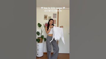 get ready with me 🎧 how to style cargo pants! #fashion #grwm #shorts