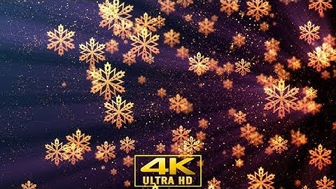 Christmas 2020 Golden Snowflakes 1 | Motion Graphics - Videohive template
