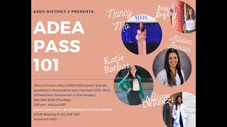 ADEA PASS Residency 101