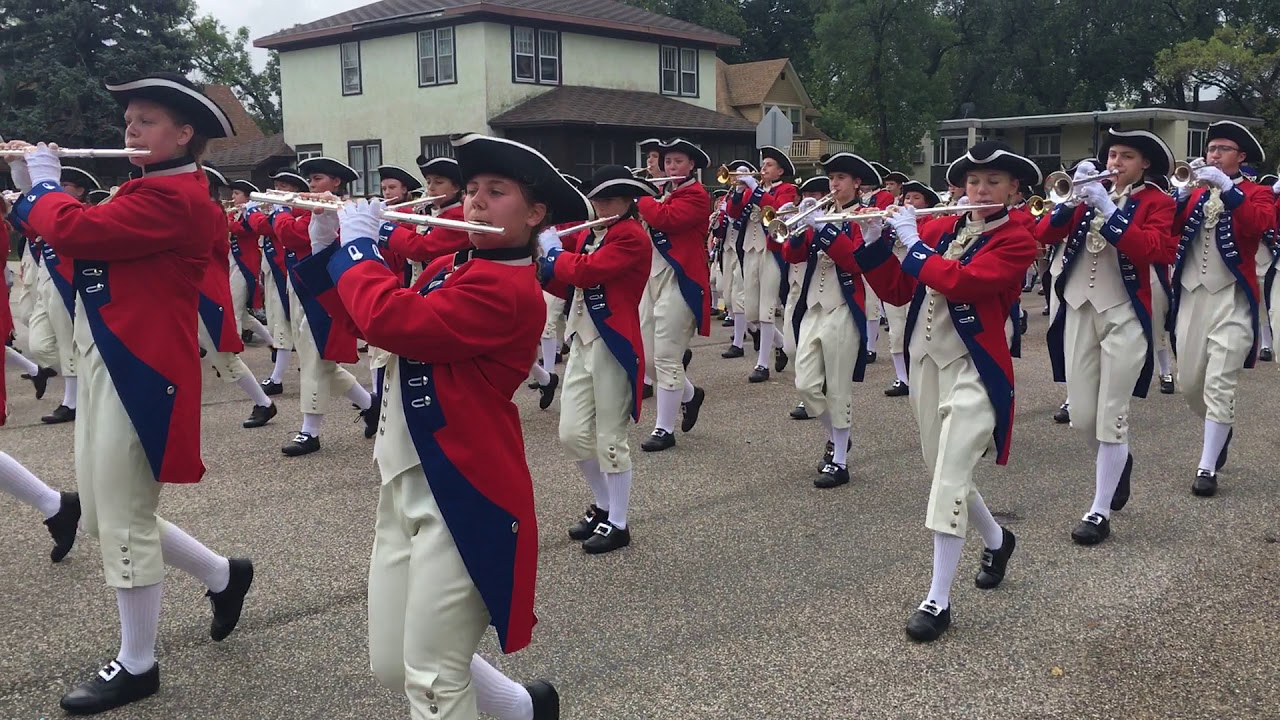 2019 Autumnfest Parade in Bismarck; Century High band YouTube