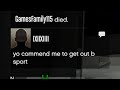 Cocky griefer gets sent to badsport lol