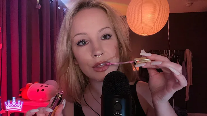Putting on lipgloss... the wrong way 🫦💄 | Tingle Master ASMR