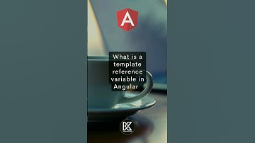 what is a template reference variable in angular? #angular #shorts #foryou