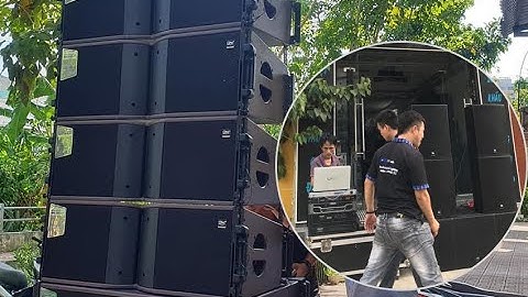 Dàn loa array siêu khủng về TP Tuyên Quang/ LH DXaudio : 0913456172