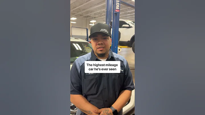 The highest mileage car he's ever seen