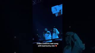 Drake, Bad Bunny music video song album concert festival performance Los Angeles tequila drinking