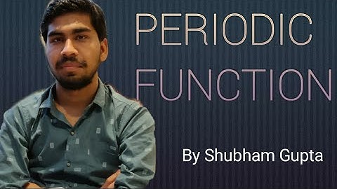 Period of function (L-12) by Shubham Gupta (IIT-JEE, JEE-MAINS) MATHS