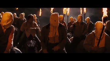 Django and Dr.King Schultz Fight Fake KKK Members | Django Unchainged 2012