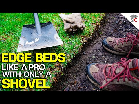 Edge Beds Like a Pro Using Only a Shovel - BEST Technique for GREAT results