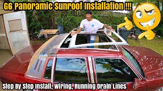 How To Install A G6 Panoramic Sunroof - Box Chevy Caprice LS Brougham Moonroof Installation &amp; Wiring