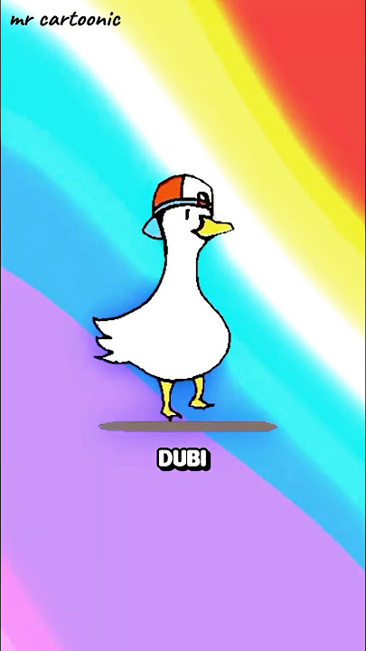 chipi chipi chapa chapa dubi dubi daba daba boom boom 😹 duck dance #animation #shorts