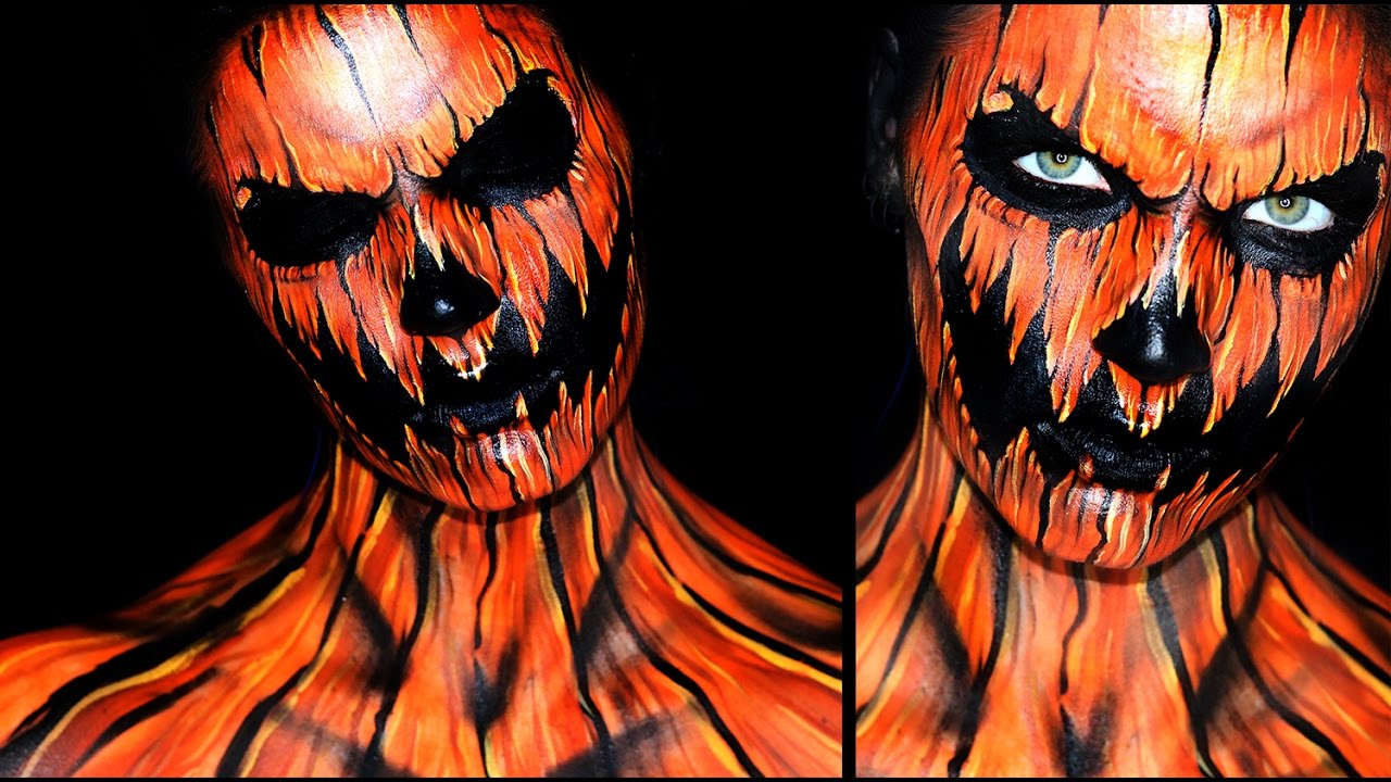 gevinst Rationel usund Pumpkin Makeup Tutorial | 31 Days of Halloween - YouTube