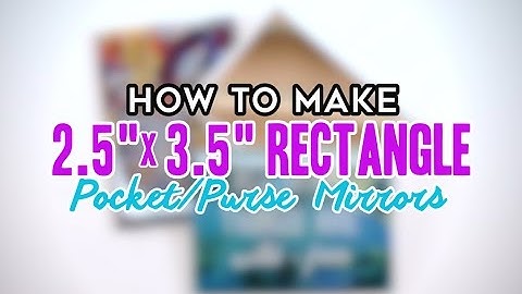How to Make 2.5" x 3.5" Rectangular Magnets