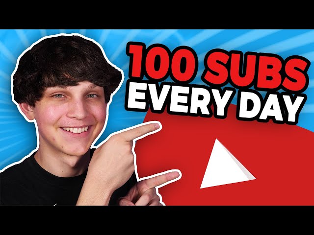 How to Get 100 Subscribers Every Day on YouTube 📈 (Get Subscribers on YouTube Fast)