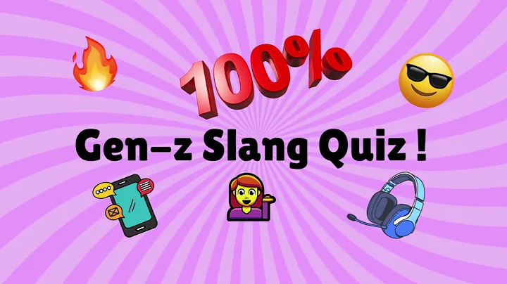 How Well Do You Speak Gen Z?" – The Ultimate Slang Quiz!