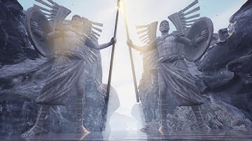 Speed Level Design - Giant Stone Guardians - UNREAL ENGINE