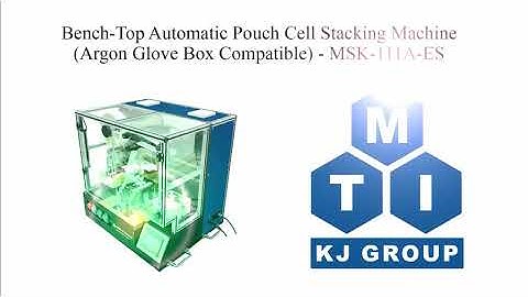 Bench-Top Automatic Pouch Cell Stacking Machine (Argon Glove Box Compatible) - MSK-111A-ES