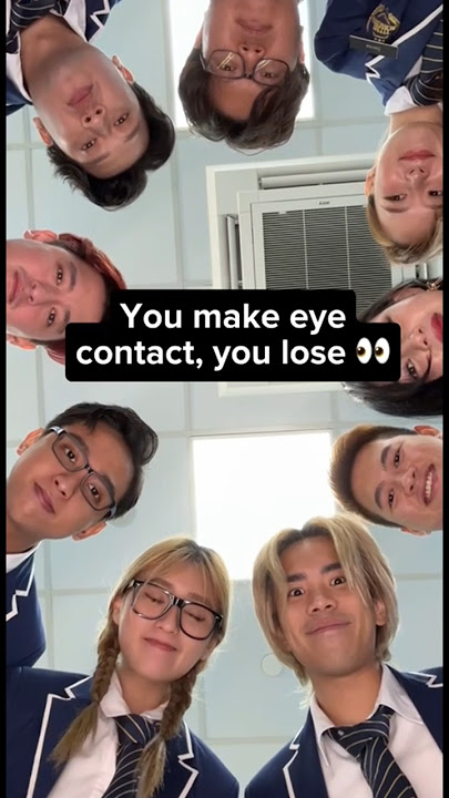 Who is the last person to make eye contact? 👀