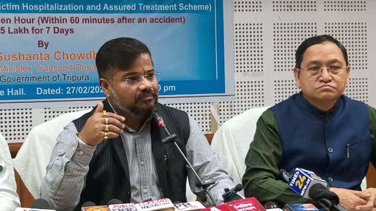 PM-RAHAT scheme launch Khlaijakmanino twiwi Kokthum Panda Khlaikha  Minister Sushanta Chowdhury