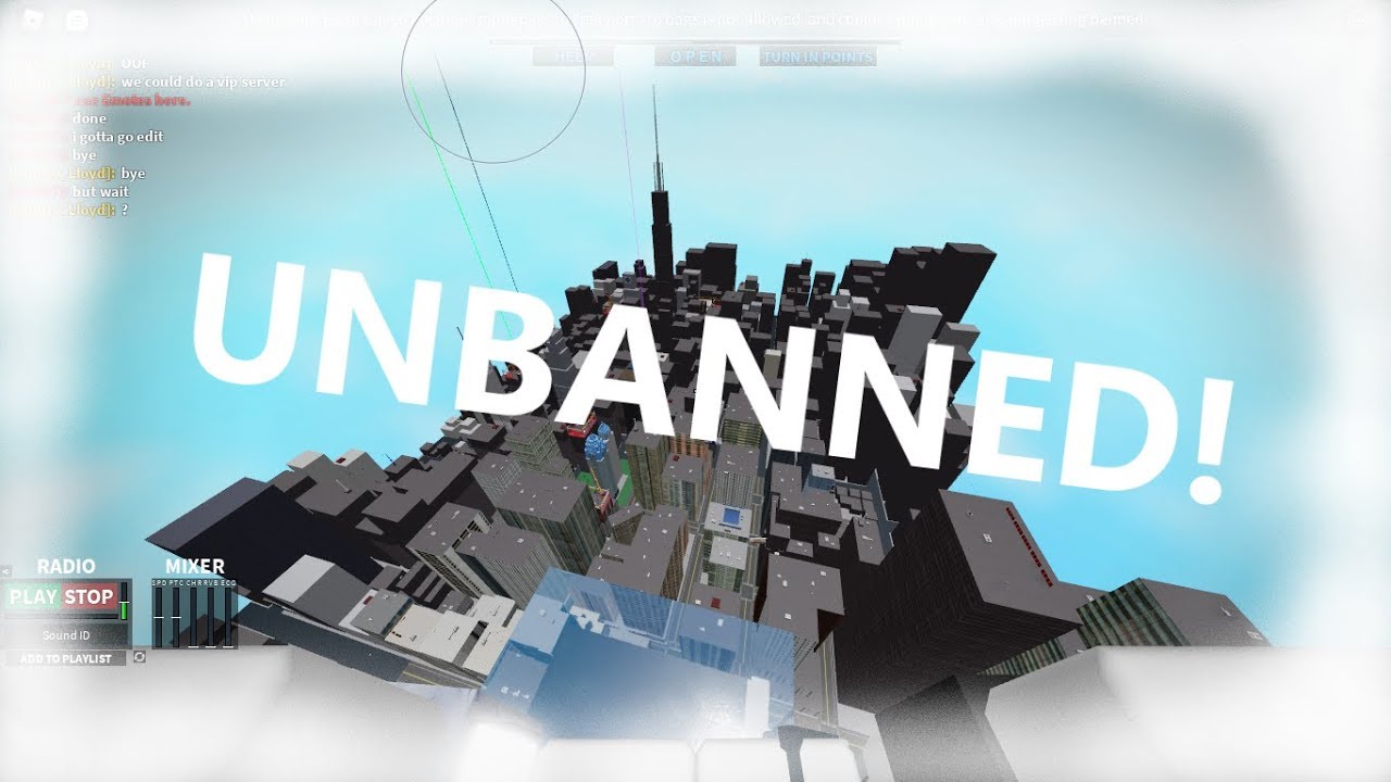 Im Unbanned Playing Roblox Parkour Youtube - how to get unbanned from roblox parkour